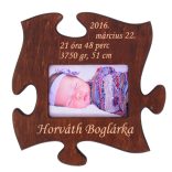 Baba képkeret (dió)