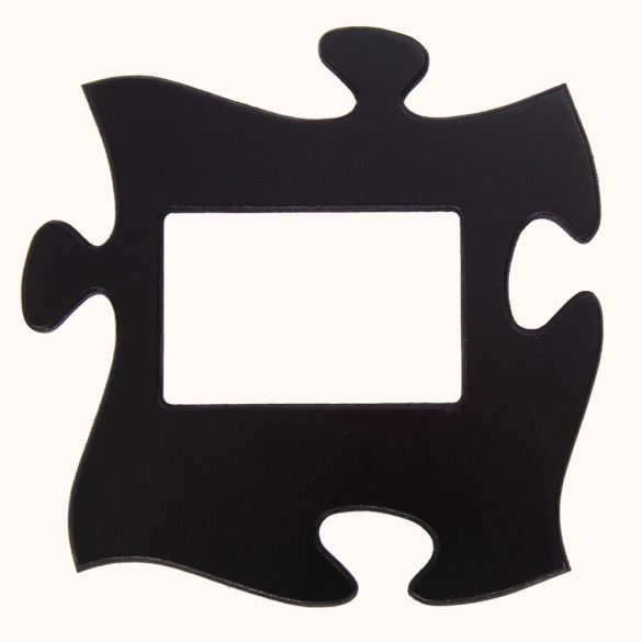 Puzzle képkeret (fekete)