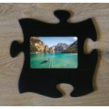 Puzzle képkeret (fekete)