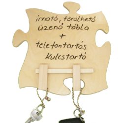   Írható törölhető tábla, kulcstartó akasztóval, filctollal