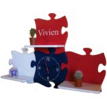 Puzzle gyerek polc többféle színben