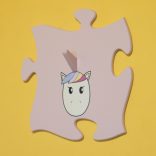 Unikornis fogas (pasztell rózsaszín)