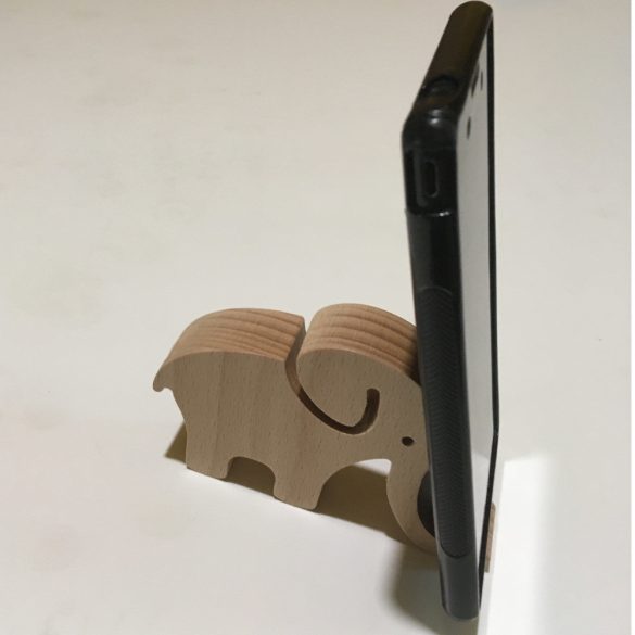 Telefontartó elefántos