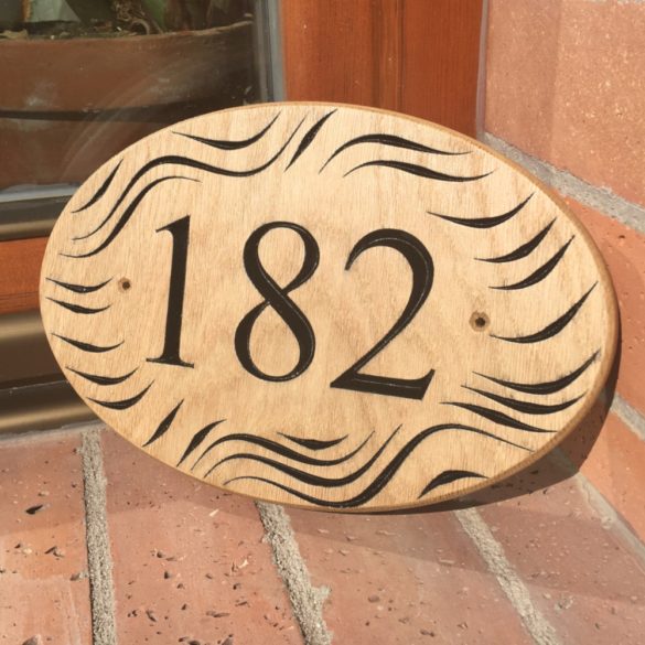 Házszámtábla "Balaton"