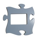 Puzzle képkeret (pasztell kék)