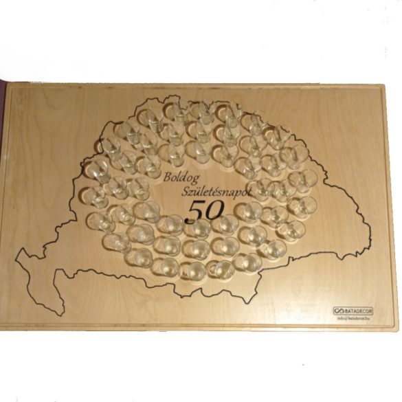 Feliratos ital vagy pálinka kínáló (100x65cm)