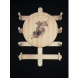 Íjtartó (3 íj, +vesszőtartó), gravírozás nélkül