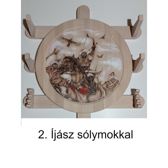 Íjtartó (3 íj, +vesszőtartó), gravírozás nélkül
