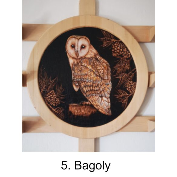 Íjtartó (3 íj, +vesszőtartó), gravírozás nélkül