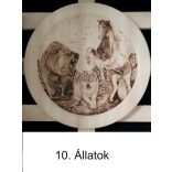 Íjtartó (3 íj, +vesszőtartó), gravírozás nélkül