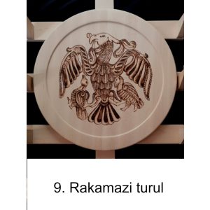 Íjtartó (3 íj, +vesszőtartó), Rakamazi turul