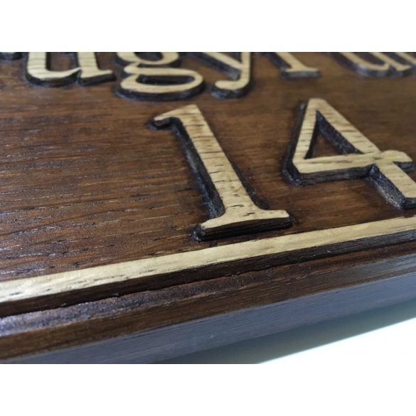 Házszámtábla 350x350mm