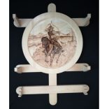 Íjtartó (2 íj, + vesszőtartó), többféle gravírozással, 22000 Ft-tól