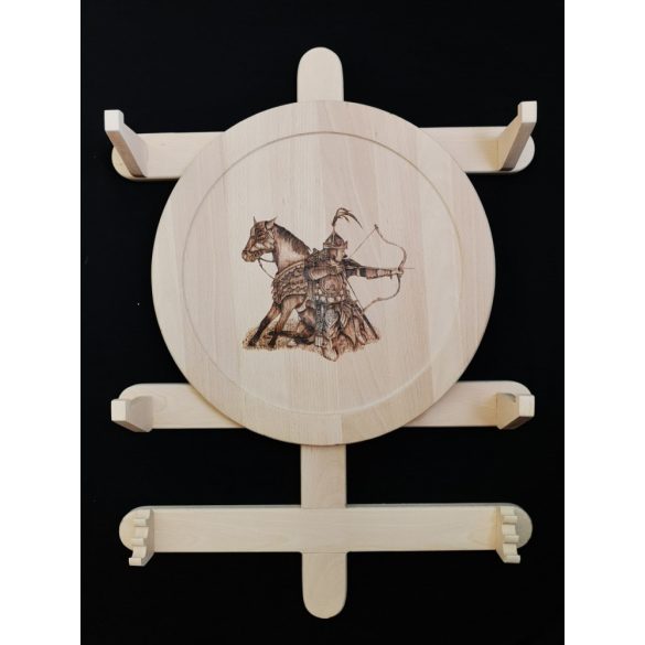 Íjtartó (2 íj, + vesszőtartó) gravírozás nélkül