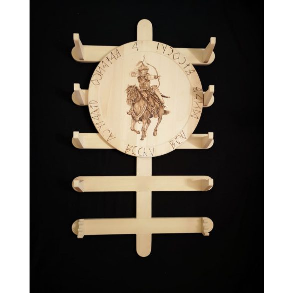 Íjtartó (4 íj + vesszőtartó) gravírozás nélkül