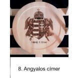 Íjtartó (4 íj + vesszőtartó) angyalos címer