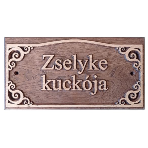 Házszámtábla, névtábla 250x130mm