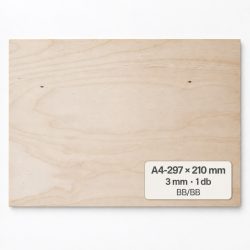 Falap A4 210x297mm, 3 mm vastag