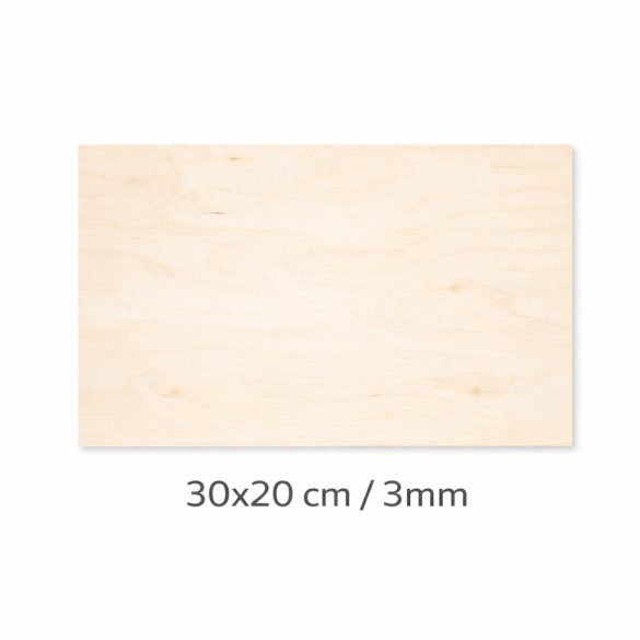 Falap 300x200mm, 3 mm vastag