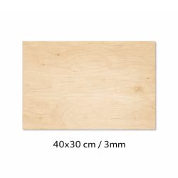 Falap 40x30 cm, 3 mm vastag B/BB