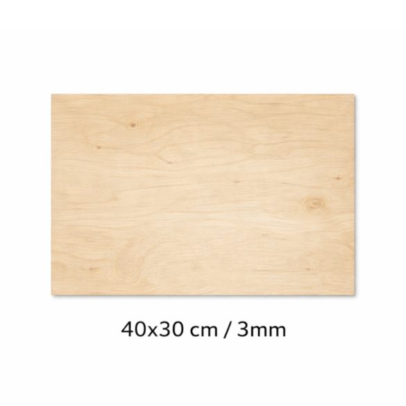 Falap 40x30 cm, 3 mm vastag B/BB