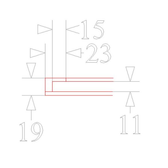 Peremes falap (led szalaghoz)