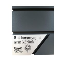   Gravírozott felirat fém postaládára (Reklámanyagot nem kérünk)