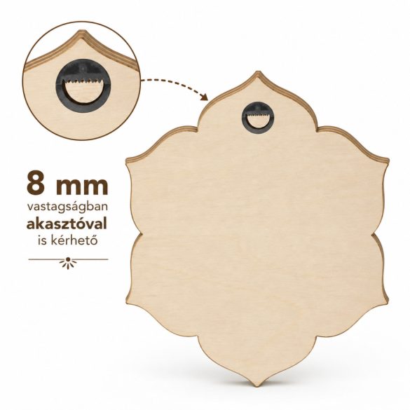Virág formájú falap-mandalához/4mm vastag