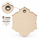 Virág formájú falap-mandalához/8 mm vastag